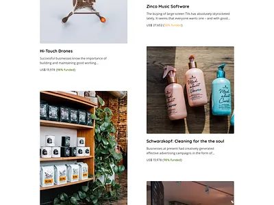 Product Campaign Website campaign concept funding layouts project ui design ux design web design website