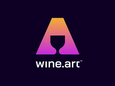 wine.art app art branding icon identity illustration logo website wine