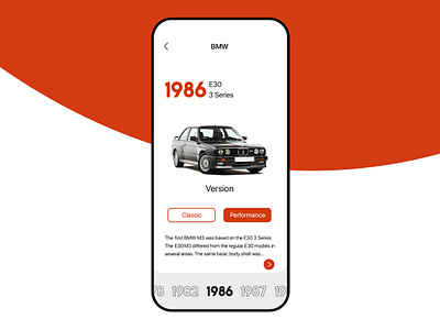 Vehicle History App 3series adobexd application bmw bmwe30 car design minimal mobile mobiledesign phone ui uiux ux