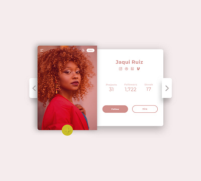 User Profile dailyui designchallenge designer graphic design profiledesign ui uidesign user experience userprofile uxdesign uxui webdesign