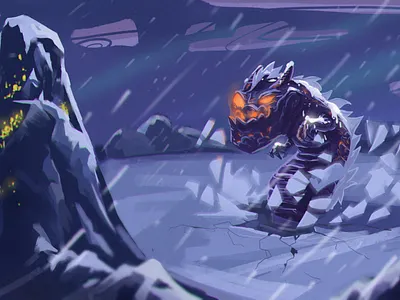 NIAN MONSTER illustration spring festival