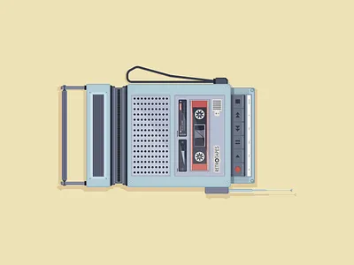 Retrotapes Smart Cassette adobe adobe illustrator design digital digital art digital illustration illustration illustrator