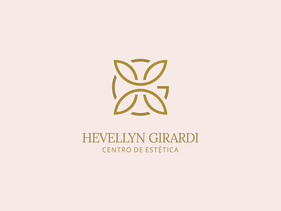 Design de Logotipo - Hevellyn Girardi Estética (post 1/2) branding bruno henris consultoria de marca design dourados ms estética identidade visual logo design logotipo