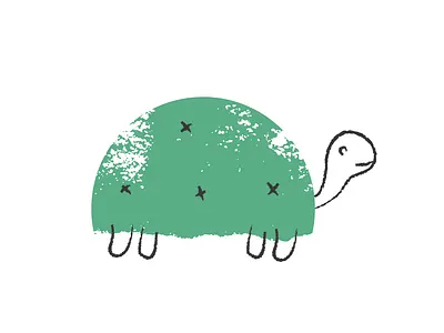 Turtle illustration texture turtle vector