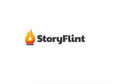 StoryFlint | Logo Creation brand brand identity branding branding concept logo logo design logodesign logos logotype symbol webdesign