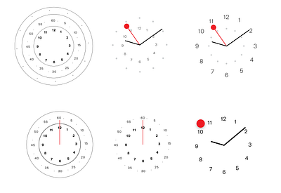 Swiss Timepieces UI automotive car ui clean clock communication design modernism red simple swiss timepiece ui ui design uidesign