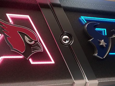 Style Frame for NFL Game Presentation 3d arizona art direction broadcast graphicdesign motion graphics nfl photoshop sports