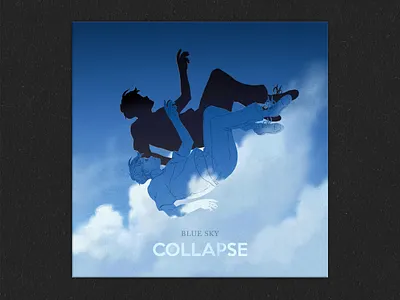 Blue Sky Collapse Adhitia Sofyan album art album artwork album cover album cover art album cover design album covers book illustration drawing illustration music illustration