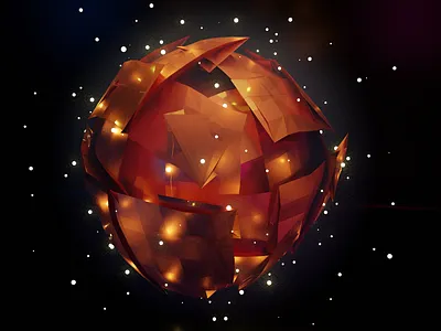 Abstract Material Practice 001 abstract ball material star