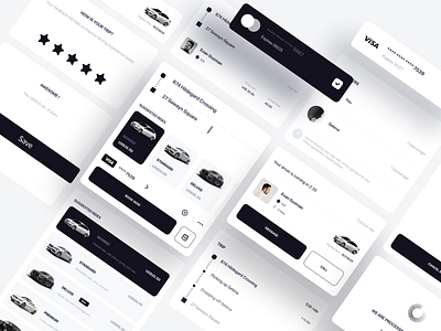 Automotive application components app apple branding buy car cybertruck iphone mobile mobile ui neomorphism product skeumorphism smartapp trendy ui uiux 概念 设计