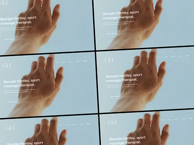 GH Landing Page branding concept design ui website website banner website concept website design