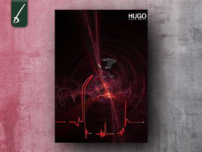 Hugocreate Round 16 - Motion of sound 2010 billboard billboard design blender blender3d branding cardio contest design fractal fragrance hugo boss hugo man hugocreate marketing marketing campaign photoshop poster print design speaker