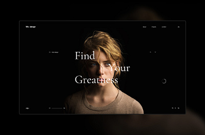 we.design#1 black branding design landing page layout design red web white