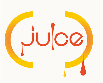 Juice Logo flat illustration illustrator juice orange