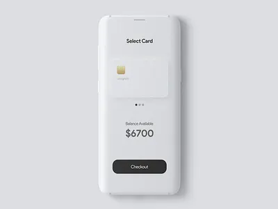 Checkout UI design concept