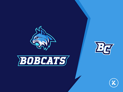 Bobcats Sports Logo bobcats cat design illustration logo sports logo