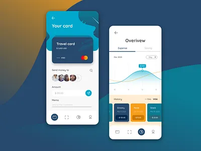 UI Challenge 003 | Credit card app designchallenge figma ui uichallenge uidesign