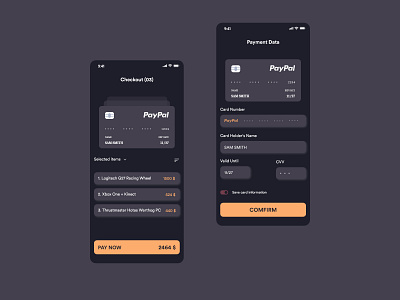 Credit Card Checkout adobe xd app application card dailyui dailyui 002 design ui uiux ux