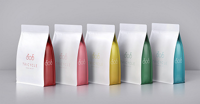 Tricycle coffee bags branding cafe coffee coffee packaging packaging restaurant roastery