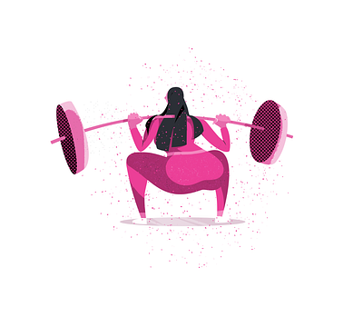 Sports woman design illustration ui vector