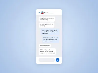 Interaction - chat "send message" animation after effects android animated animation app app design app ui chat gif interaction interaction design interface ios messaging mobile motion ui ui design ux video