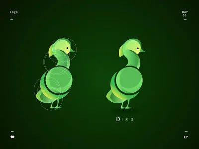 bird app icon illustration logo web