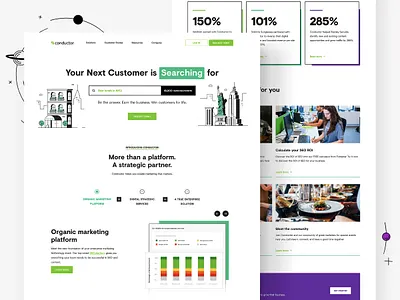 Conductor — Site Release clean dashboard design interaction product shot search typography ui ui style uiux ux web webdesign