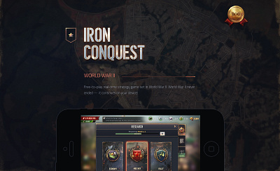Iron Conquest: User Interface game game ui icon illustration tank ui war war ui world war ww2