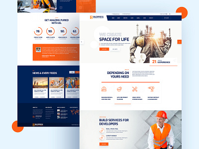 Buildpress construction and renovation website design construction construction company construction website constructor landingpage renovation ui ui design ux website