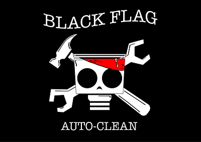 Garage store logo black flag digitalart illustrator logo logo design logodesign pirate