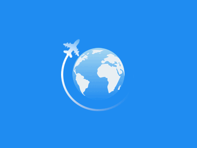 World Travel Animation animation design illustration motion graphic sketchapp web