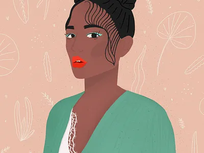 Woman Power character characters colors illustration ipad pro ipadproart pattern procreate procreate app procreate art tropical vibrant woman woman portrait woman power womens day