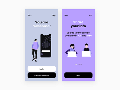 Onboarding app application branding design interface ios onboarding sketch typography ui ux