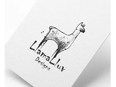 LlamaLluvDesigns animal logo artwork branding illustration art lama logodesign minimalist logo