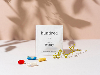Daily Vitamins Sachet berlin brand design brand identity branding design logo package design packaging packaging design startup supplements typography vitamins