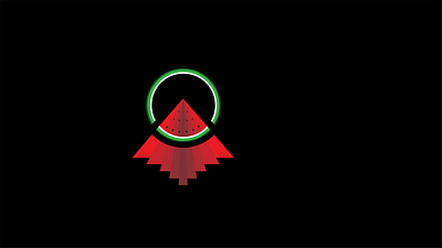 Geometric Watermelon design geometric geometric art illustration illustrator shapes watermelon