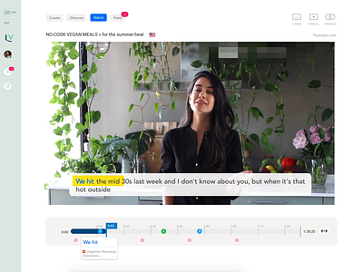 LINGVO Youtube Language Learning learning app ui uiux