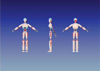 4th Industrial Revolution affinitydesigner androit character cyborg future illustration robot technology timetravel