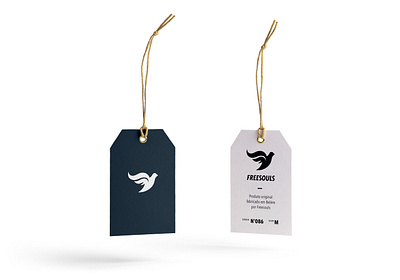 Freeesouls Tag design animal bird bird logo branding dove logo logotype