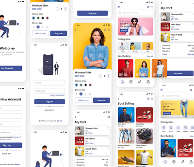 E-commerce app ui app ui ecommerce ecommerce app ios