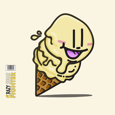 vanilla soft cake dessert food icecream illustration vanilla