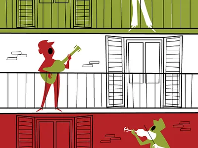 Cantare a squarciagola adobe adobe illustrator andratuttobene cantare coronavirus diegoriselli insieme iorestoacasa italia italian midcenturymodern retro vector vector illustration wacom cintiq