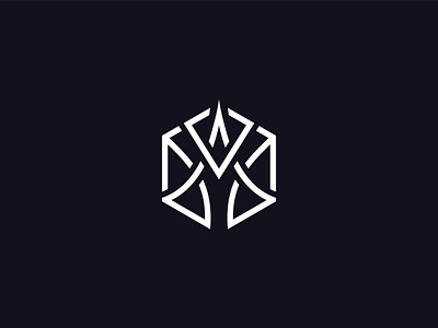 Unused linear hexagon logo. (For Sale) abstract clean design elegant geometric hexagon icon linear logo logotype luxury mark minimal minimalistic modern royal shape sign simple vector