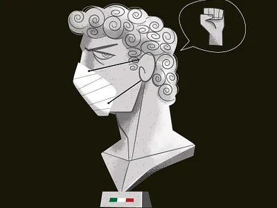 Andrà tutto bene adobe adobe illustrator andratuttobene cartoon cartoon illustration coronavirus david diegoriselli fanart insieme iorestoacasa italia italian midcenturymodern piedimontematese retro vector vector illustration wacom cintiq