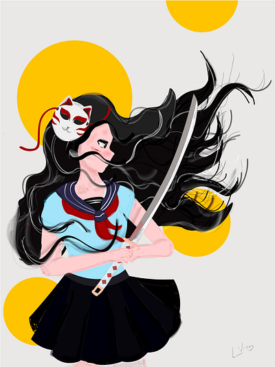 Samurai illustration