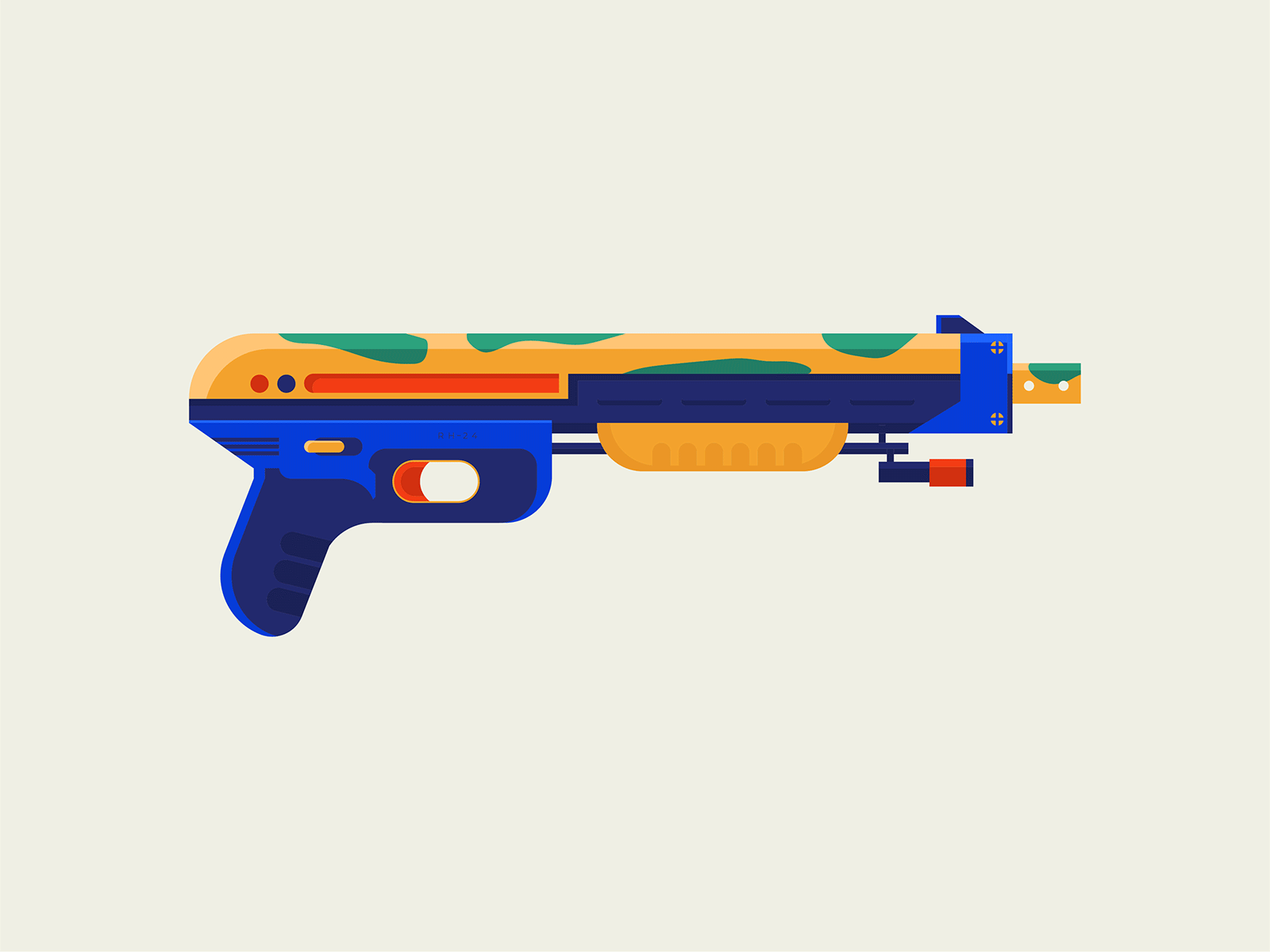 RFL | Xplode 2020 ammo automatic bold camo colorful explode futuristic game gaming graphic design gun illustration industrial motion design nikola obradovic design rifle toy water weapon