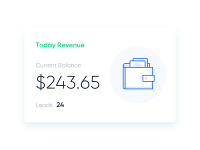 Balance card for Leadsgate Dashboard, Interface | Lepshey balance banking card dashboad finance fintech graphic design illustration interface loan platform product product design startup ui ux uxui