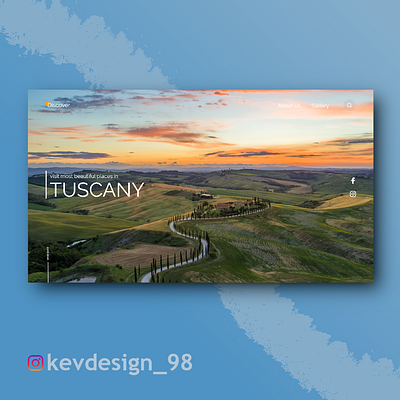 Tuscany adobe design adobexd design design inspiration discover hill sunset tuscany ui ux