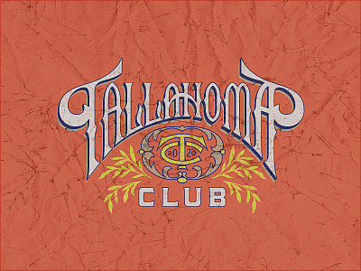 The Tallahoma Club brand design cigar shop cigars deep south ephemera handlettering identity identity branding identity design lettering mississippi