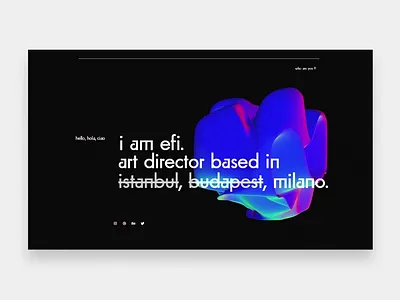 Blob on Landing Page 👀 abstract animation blob blobs bubble gradient landing page webdesign
